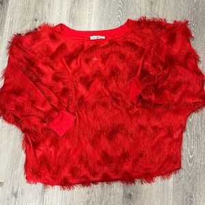 Boatneck Long Sleeve Top w/ Tassel Detail